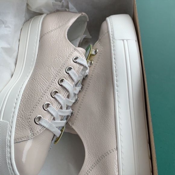 Paul Green Bixby Low Top Platform Sneakers Premium Leather. US 8